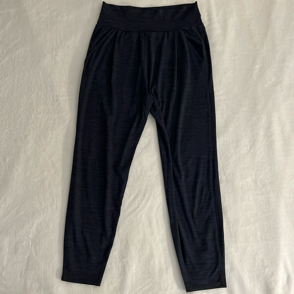 Vuori High Waisted Pleated Harem Joggers Blue XS